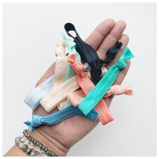 Solid Colour Hair Tie Pack | Essential Hair Tie Collection