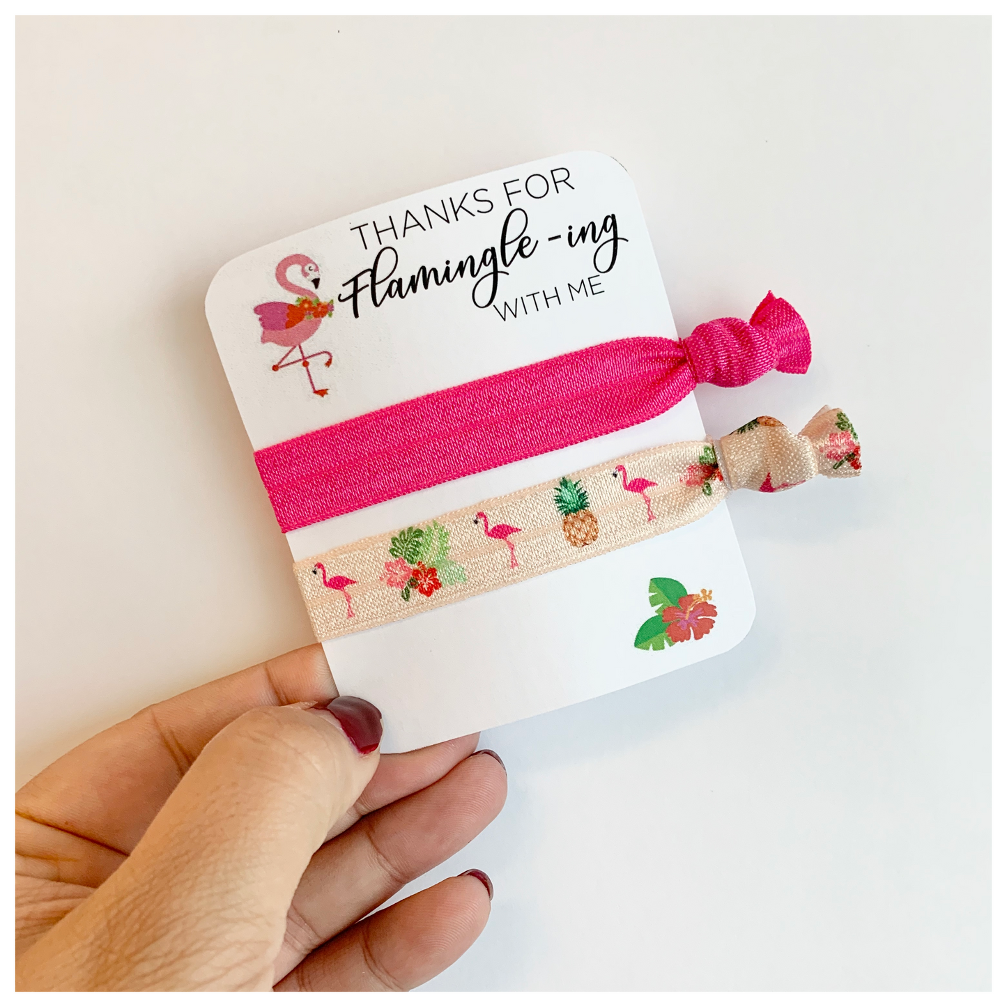 Thanks for Flamingle-ing with me - Party Favours