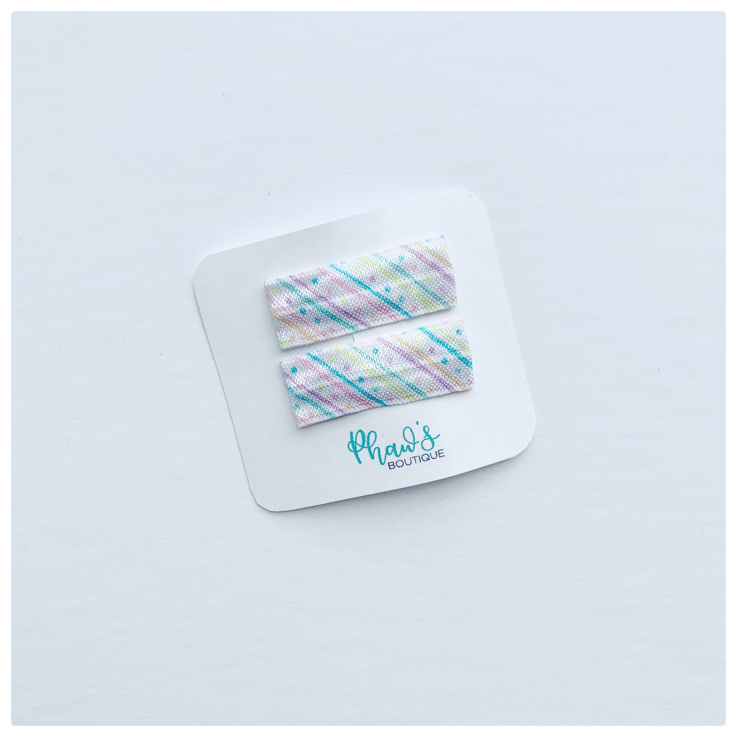 Spring Pattern Snap Clips | Size Medium