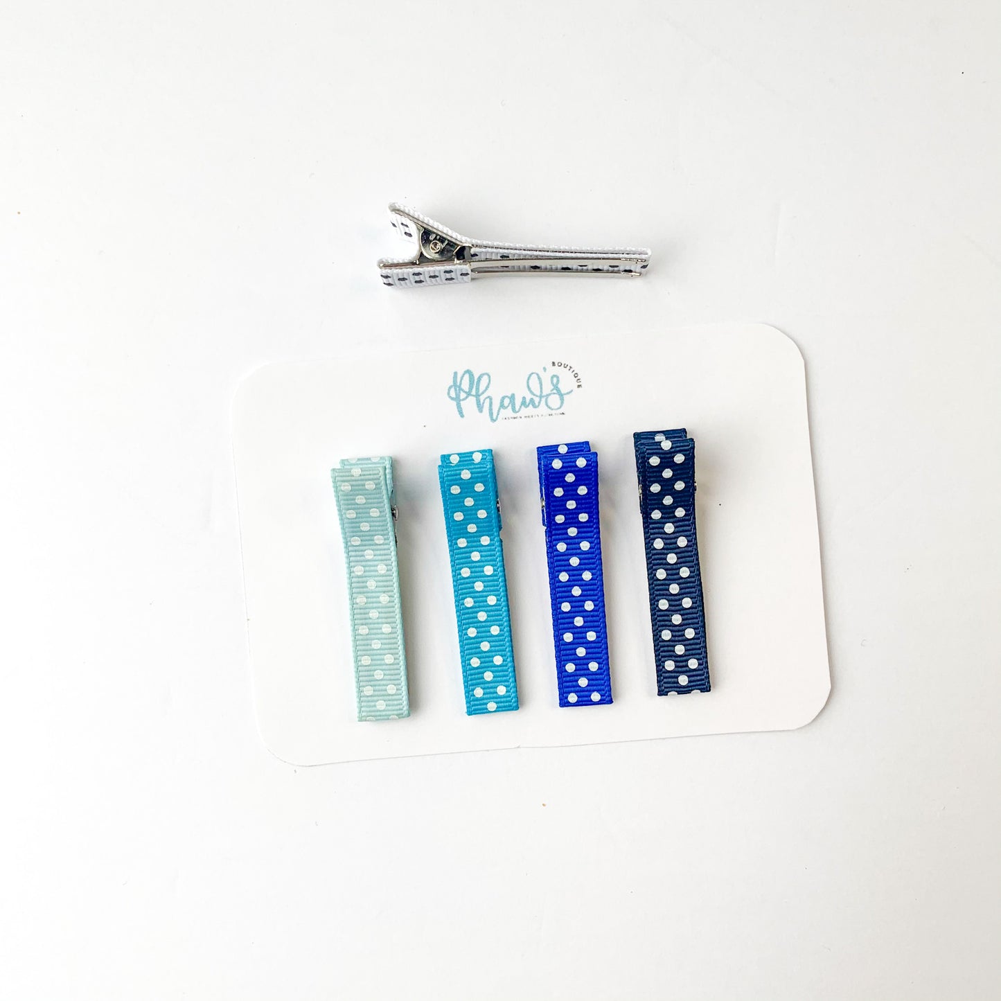 Polka Dot Set of 4 | Alligator Clips