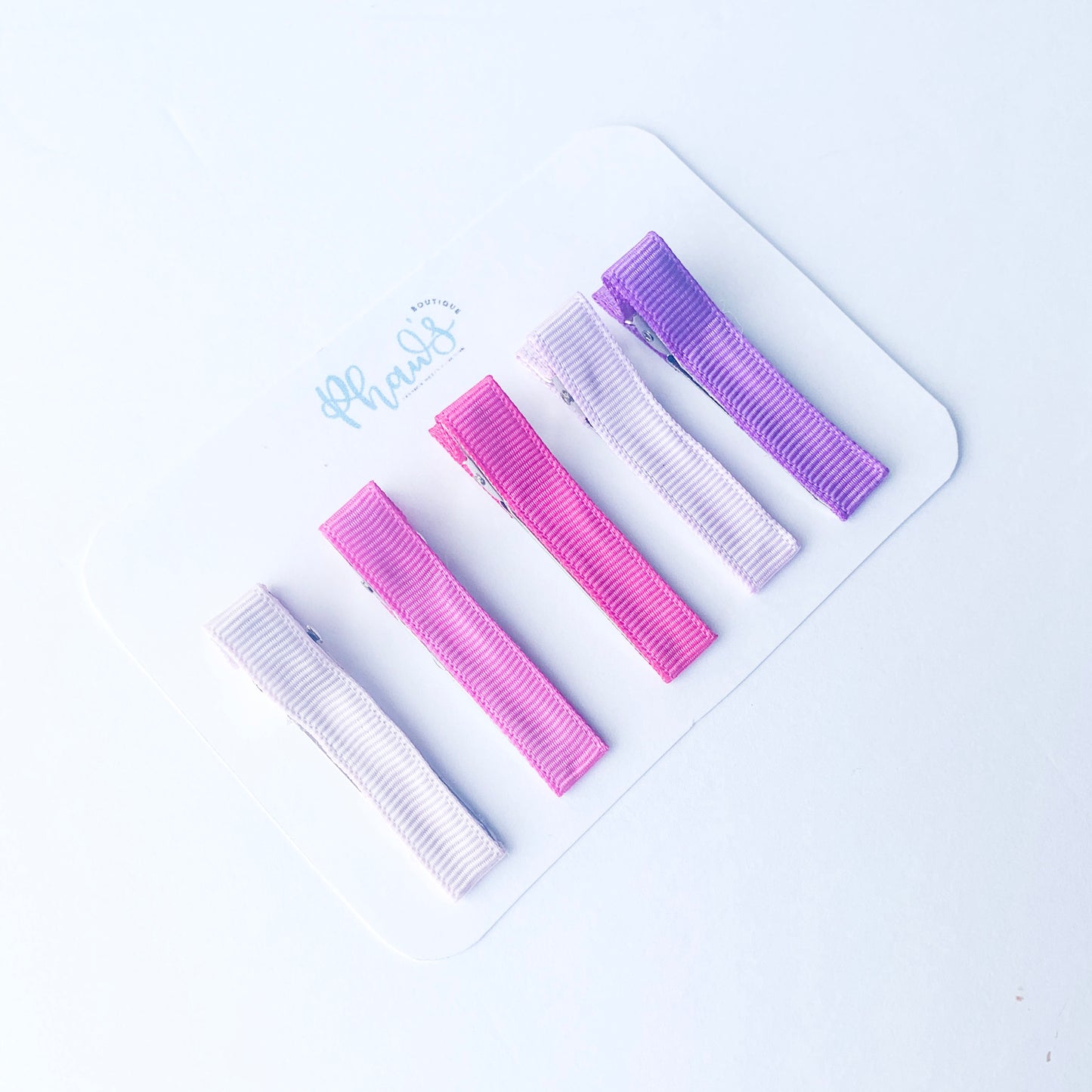 Solid Set of 5 | Alligator Clips