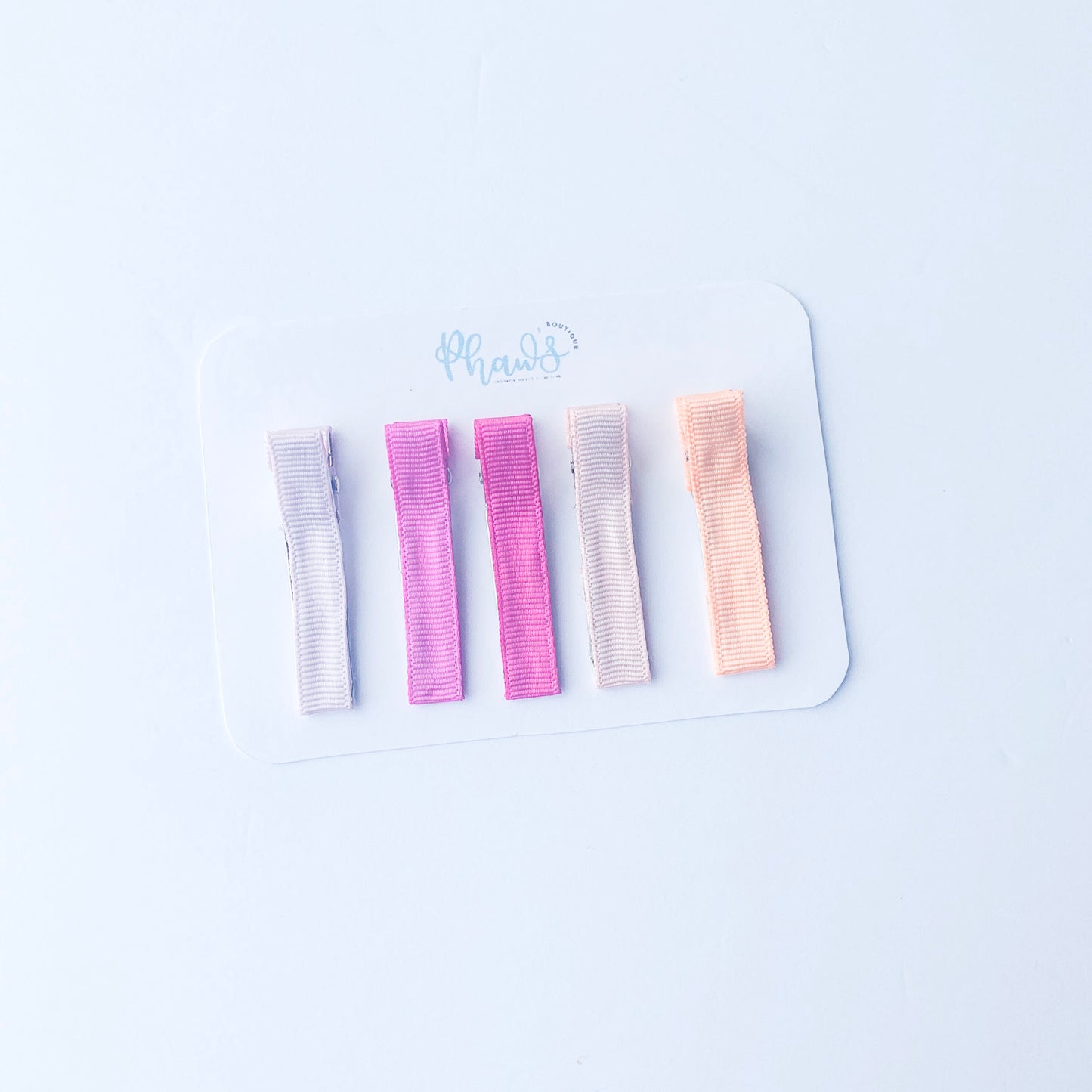 Solid Set of 5 | Alligator Clips