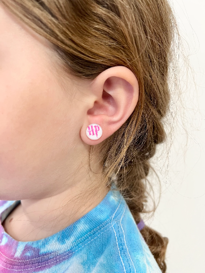 Pink Hearts Earring | Amilya's Boutique