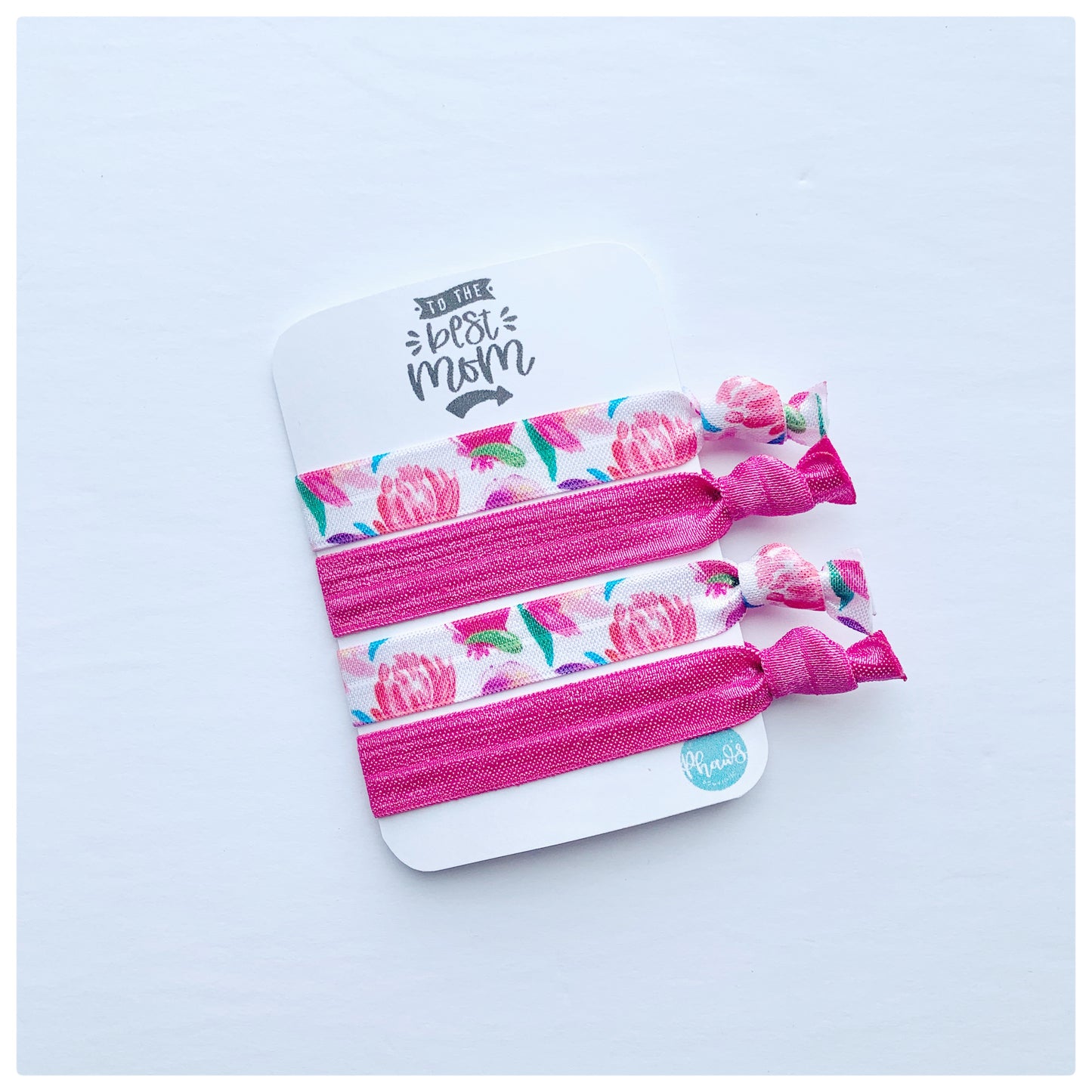 The All About Mom Collection | Fun Motivational Cards Hair Tie Set