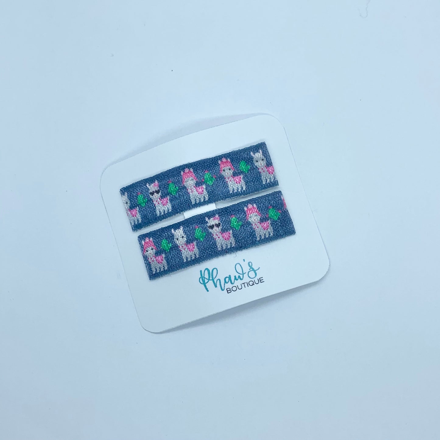 Llams on blue - Size Large