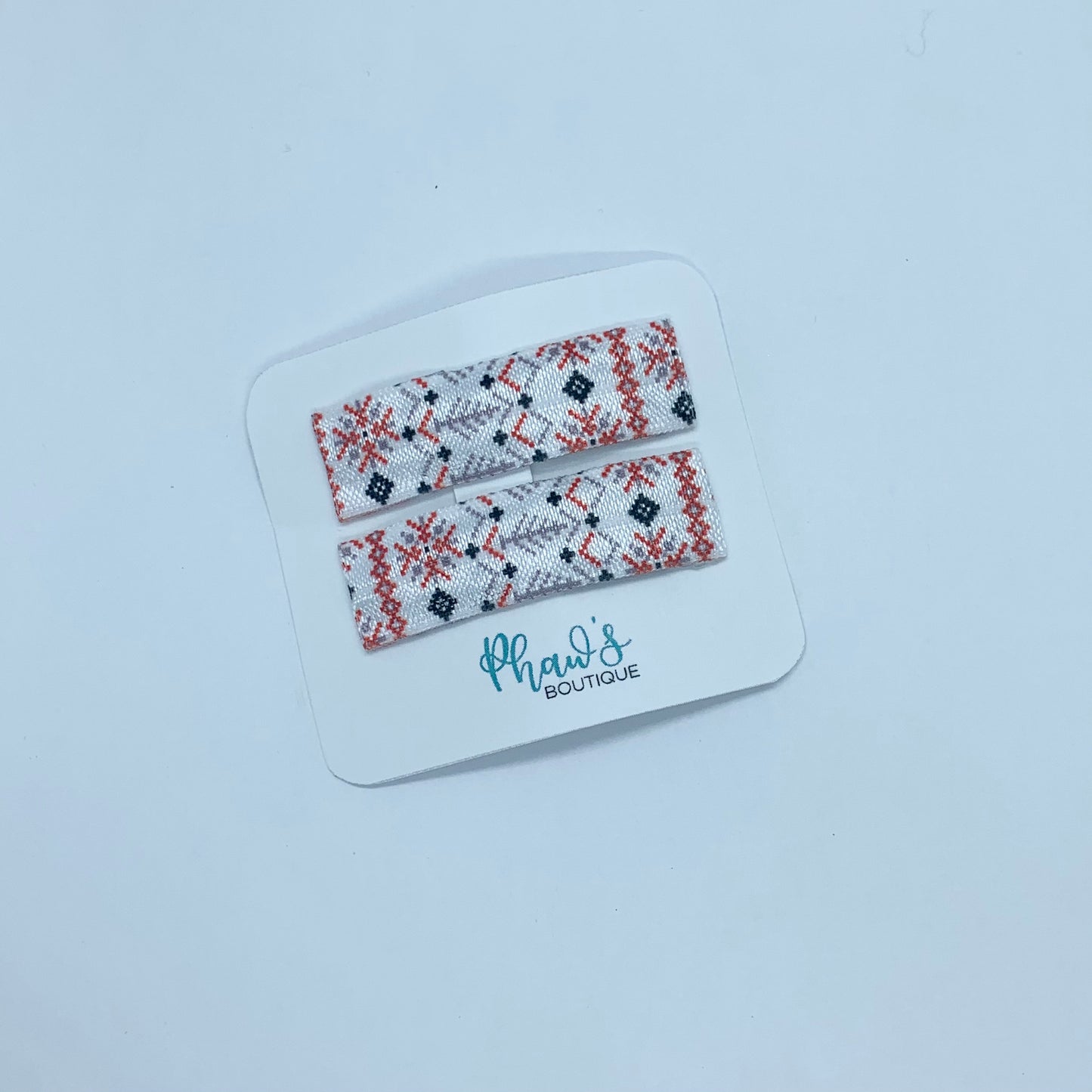 Red Aztec Print - Size Large