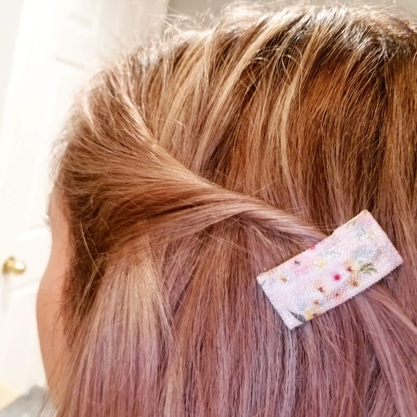 Spider Web Pattern Snap Clips - Size Small