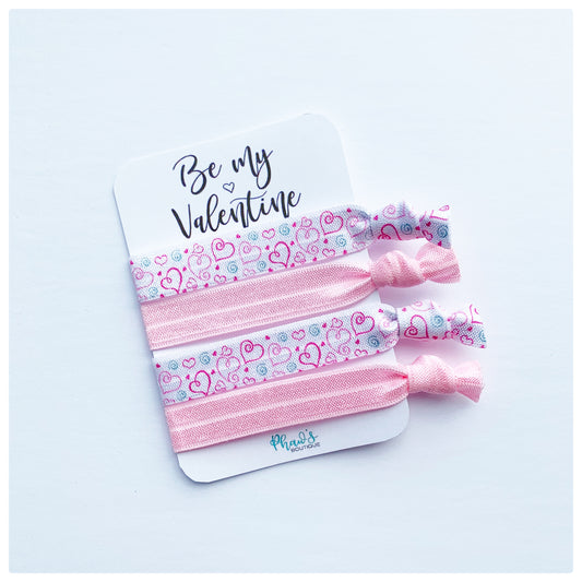 Be my Valentine | Hair Tie Set